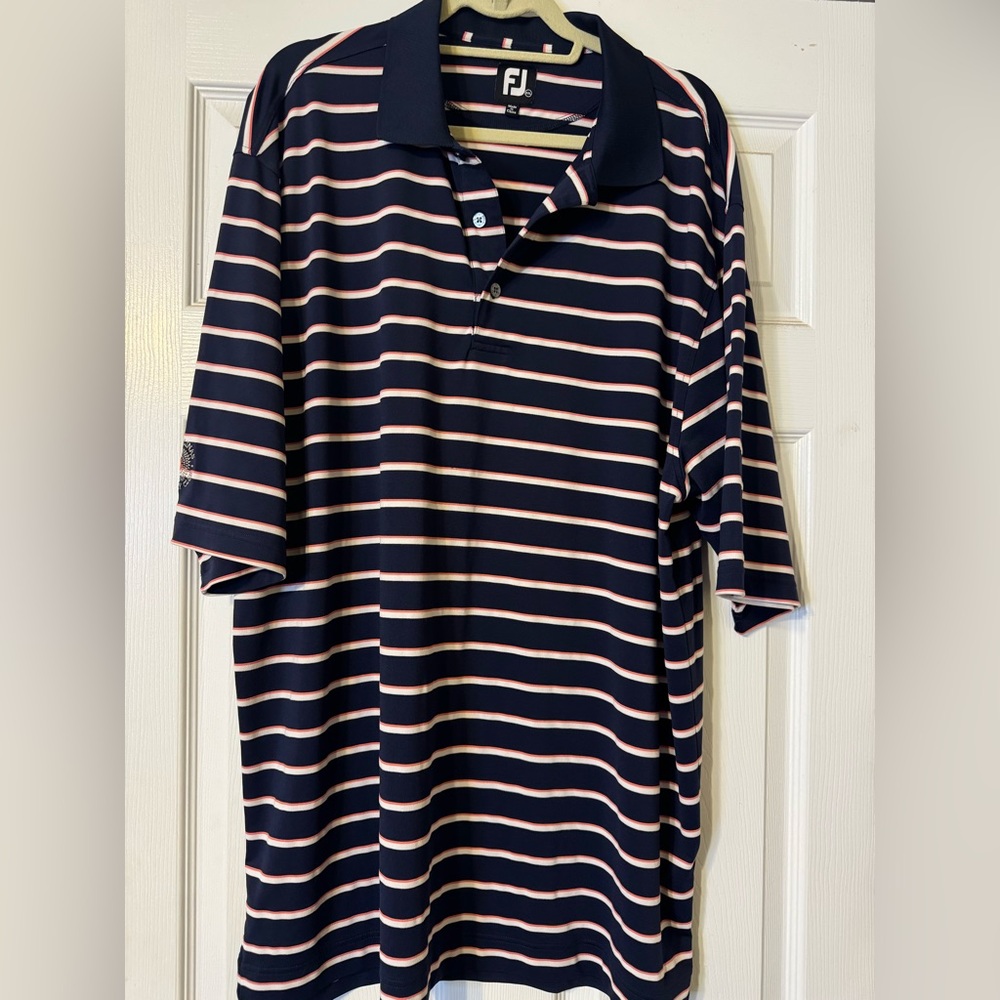 FootJoy FJ Men’s Golf Polo Shirt XXL Las Colinas Country Club NWOT
